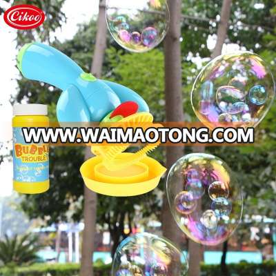 Cikoo Kid Funny Bubble Maker Gun Toys Electric Soap Bubble Blower China Factory Wholesale