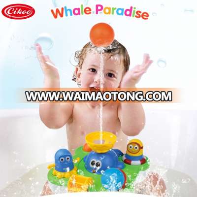 Cikoo Hot Selling New Baby & Kid Toys Electric Spray Water Bath Toys Whale Toys