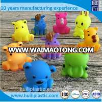 3d vinyl animal bath toys, vinyl non-toxic pvc squirt bath toys, squeaky bath toys for babies