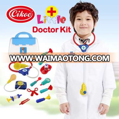 Cikoo 2017 good quality pretend play doctor kits toys with case box medical doctor set