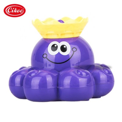 Eco friendly Cikoo 2019 New Products Baby Bath Water Toys Electric Spray Octopus Toy