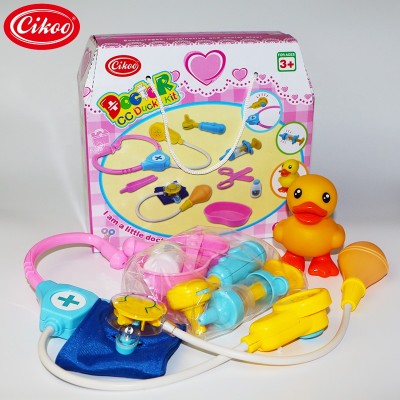 kids lovely doctor set stethoscope toys pretend play hospital doctor kits toys with duck