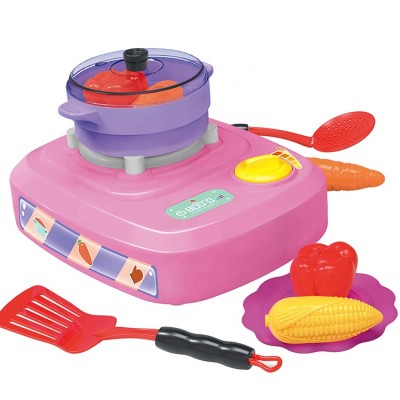 2020 New plastic pretend play cooking kitchen toy with fog