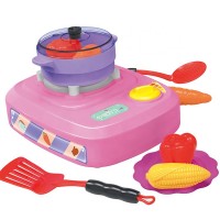 2020 New plastic pretend play cooking kitchen toy with fog