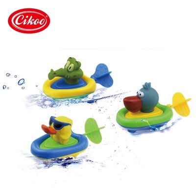 2020 New Design Hot Selling Rubber Race Duck Toys Kid Animal Bath Toy Wind Up