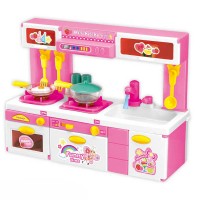 pink kitchen set sink toy for children girls pretend