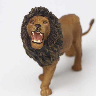 solid pvc wild animals lion toys collection, high quality animal toys models, non toxic pvc animal figures for kids' gift